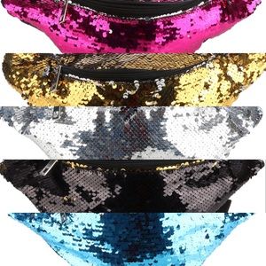 Glitter fanny packs
